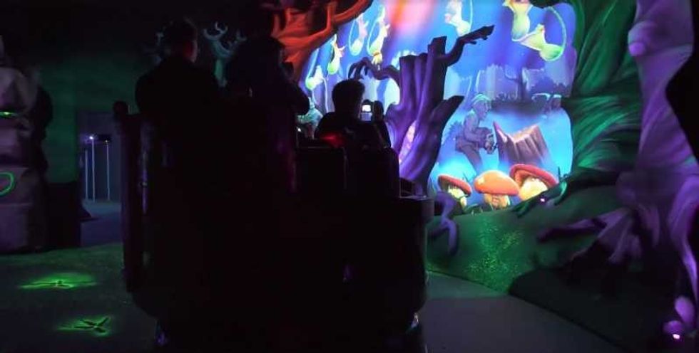 bazyliszek interactive dark ride at legendia regional theme park poland