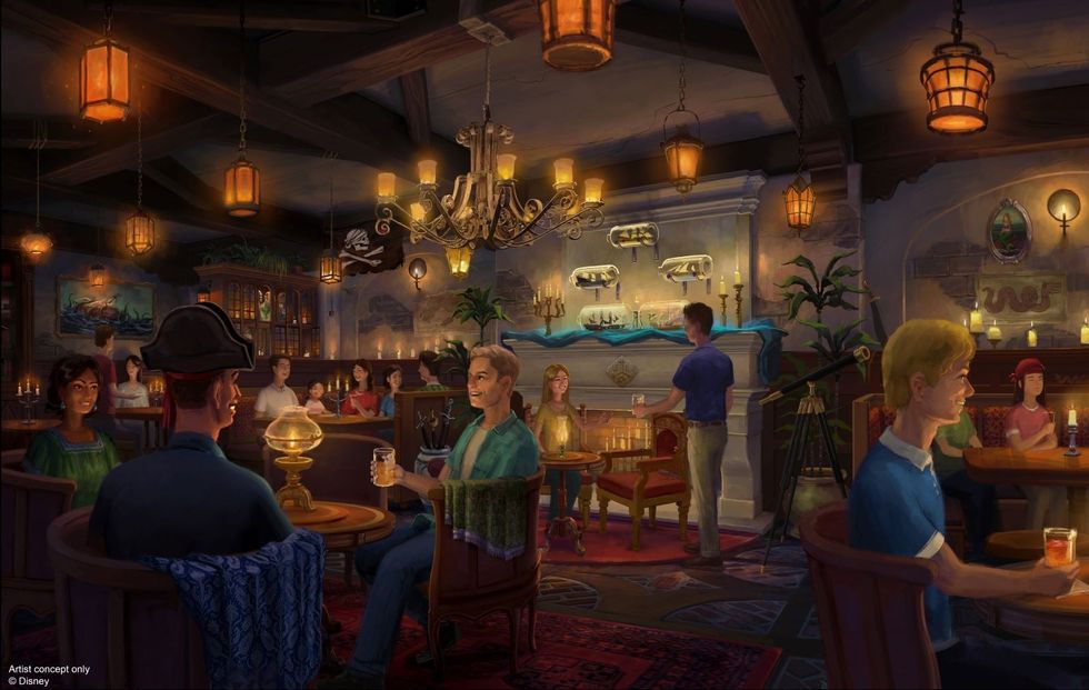 beak and barrel pirates of the caribbean tavern disney world