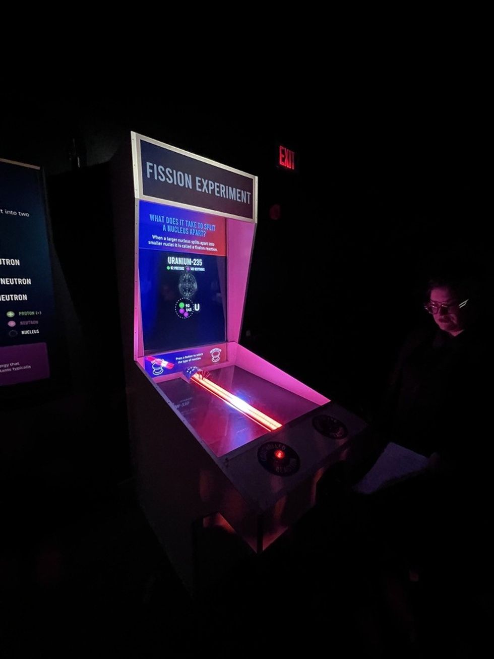 Beaudry Interactive Atomic Museum Fission Experiement Interactive