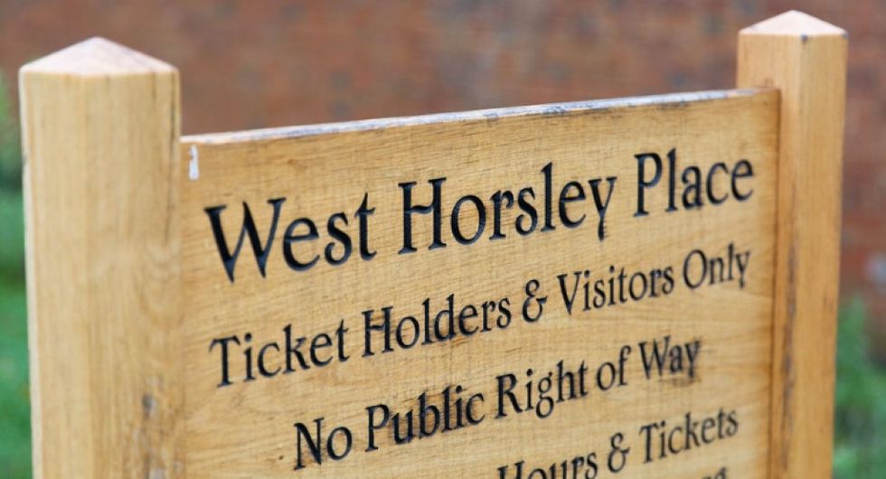 BECK West Horsley Place sign
