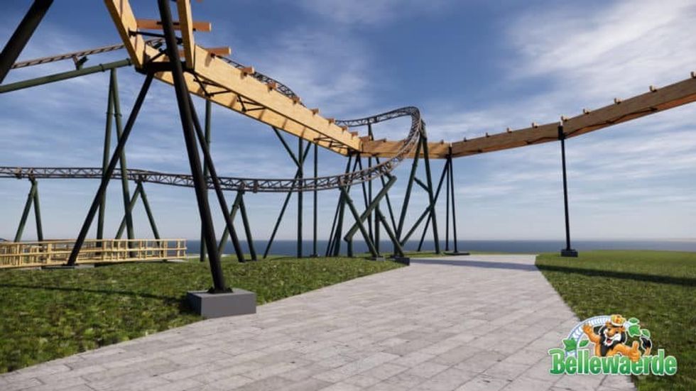 Bellewaerde wakala roller coaster