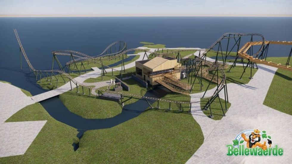 Bellewaerde wakala roller coaster