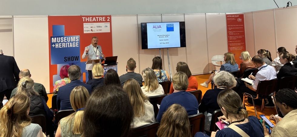 Bernard Donoghue at the Museum and Heritage show