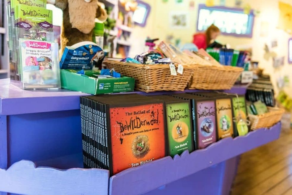 BeWILDerwood books at gift shop