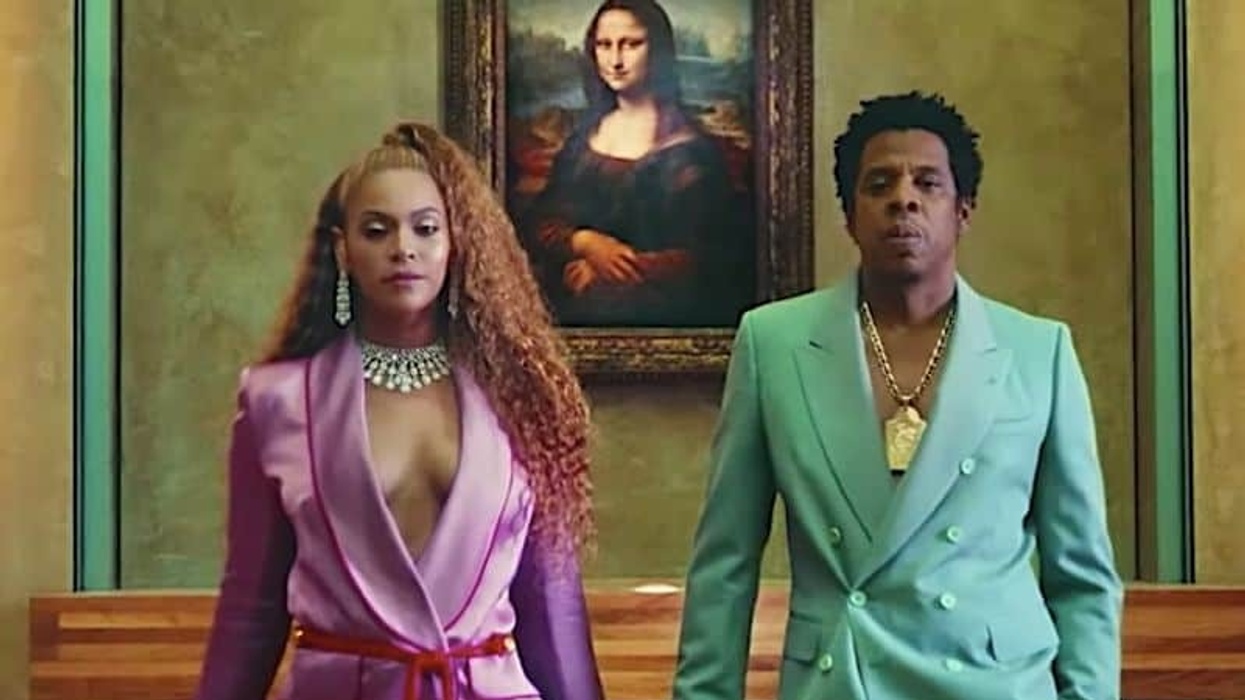Beyonce Jay-Z Apesht Mona Lisa Musee du Louvre