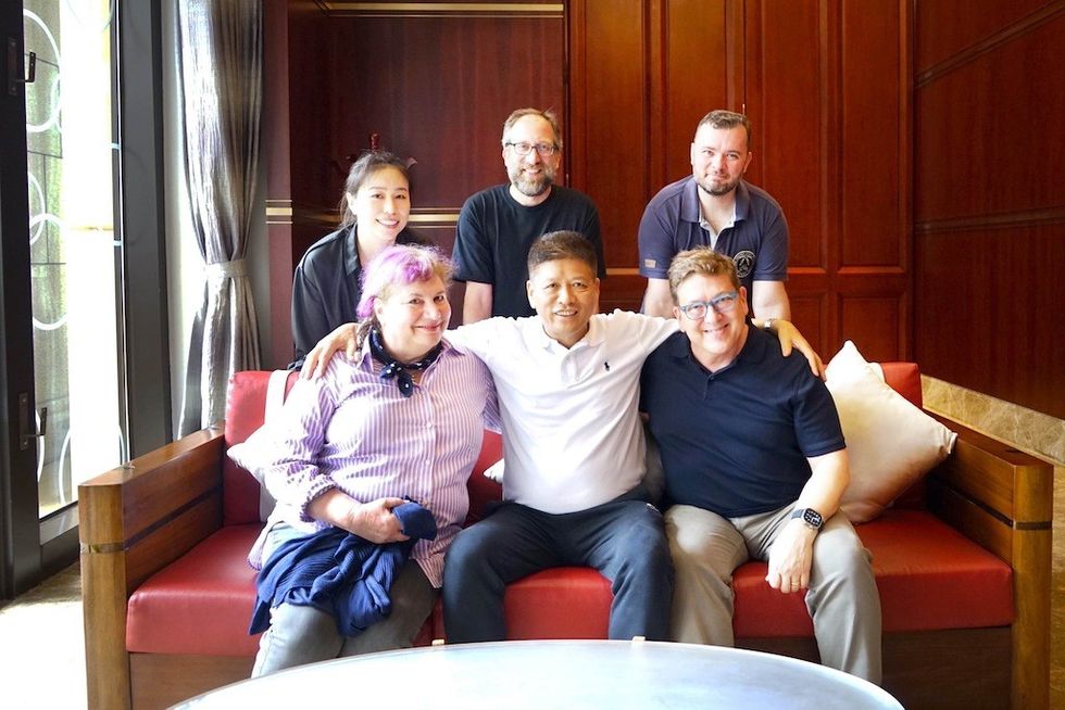 Bezark team with Mr Su