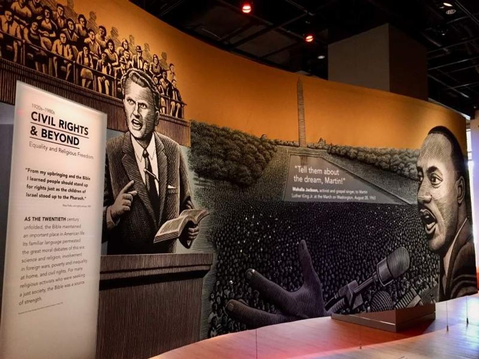 bible museum martin luther king display