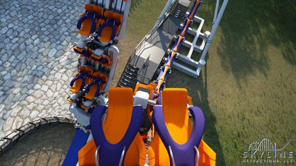 Big thrills, small footprint: Ride Entertainment and Skyline Attractions celebrate sale of first Skywarp