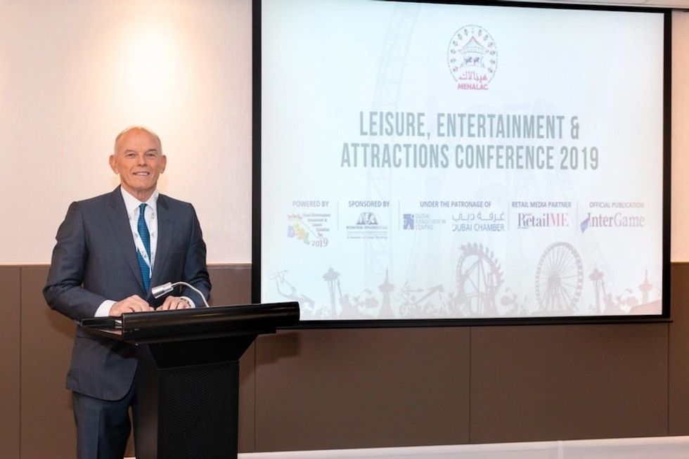 Bill Ernest, CEO of SEVEN, speaking at Leisure, Entertainment and Attractions Conference 2019
