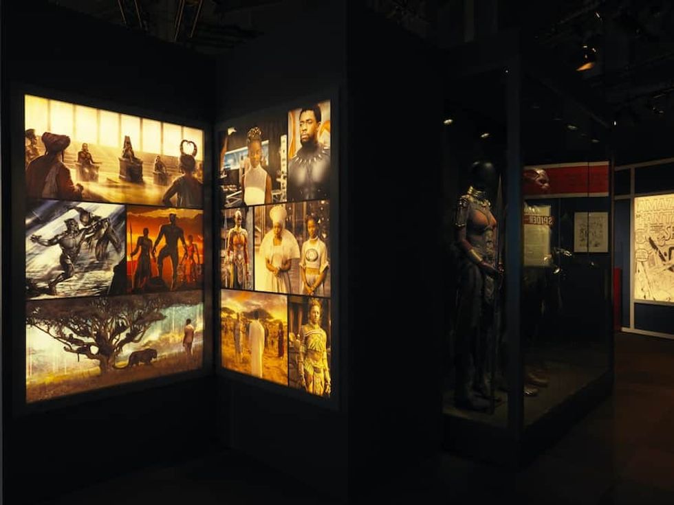 Black Panther Marvel universe of super heroes exhibition