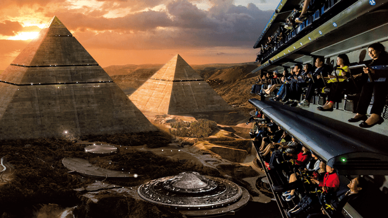 blackpool central flying theatre