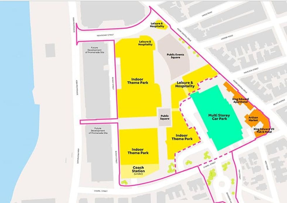 Blackpool Central site plan