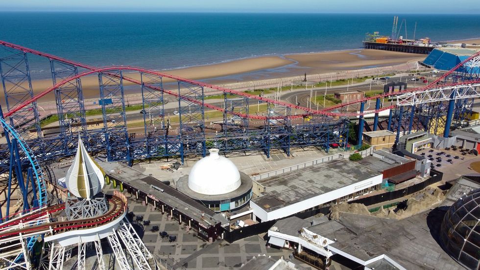 blackpool pleasure beach bowl-a-drome site