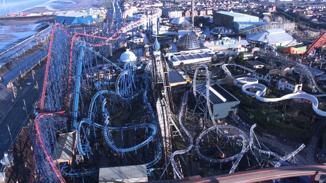 Blackpool Pleasure Beach. Icon. Big One. Pleasure Beach. Mack Rides.