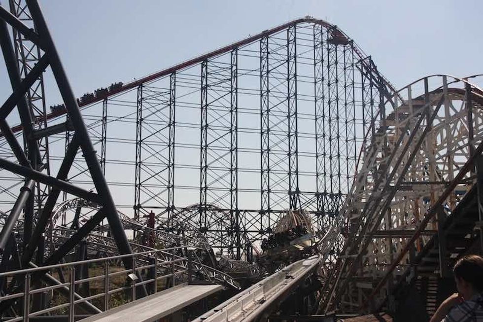 Blackpool pleasure beach ICON roller coaster10