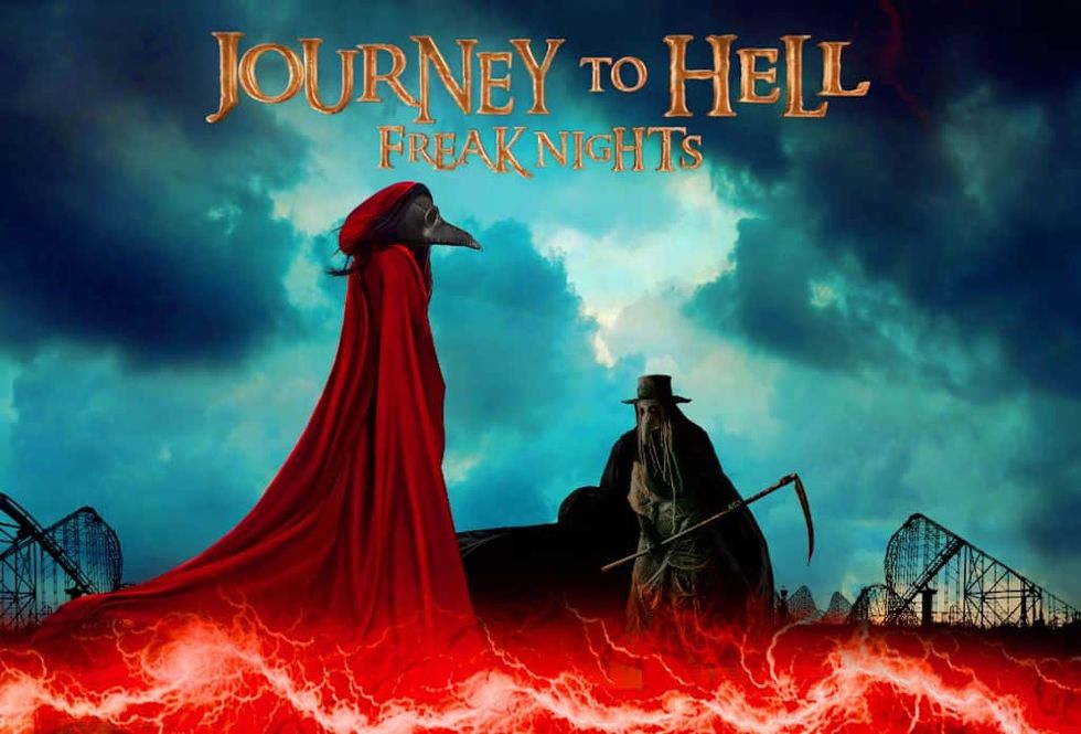 blackpool pleasure beach journey to hell freak nights