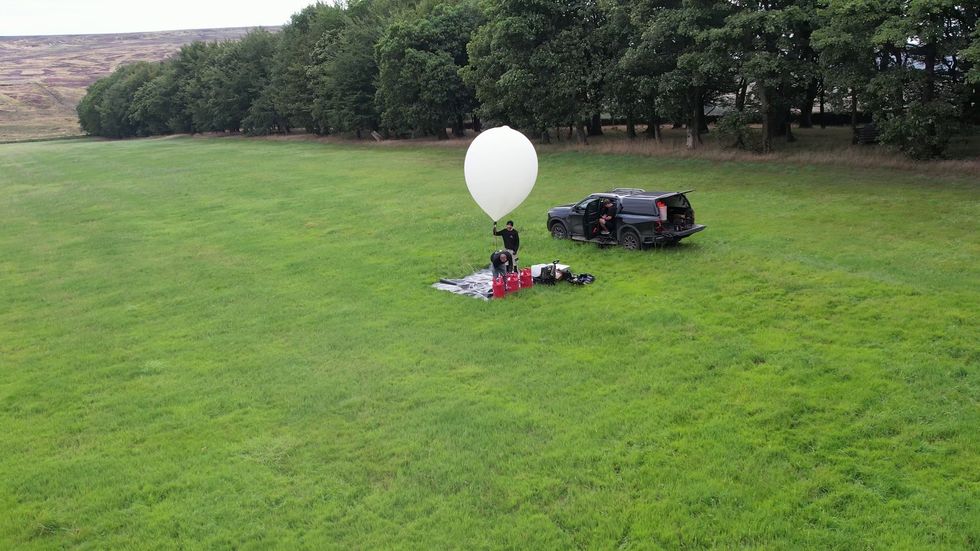 blackpool pleasure beach space broadcast