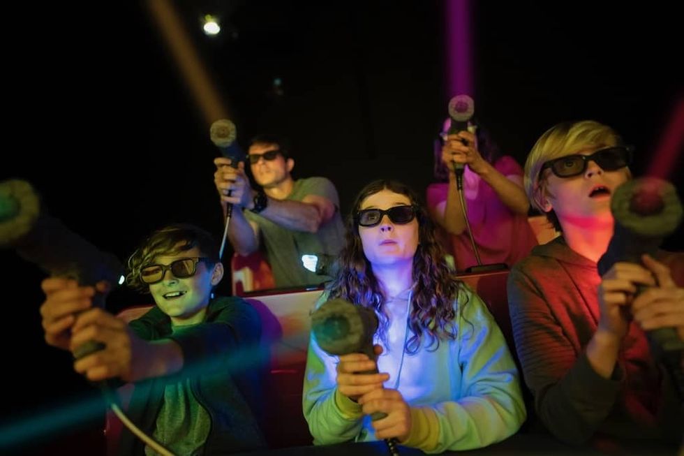 blasters Volkanu dark ride