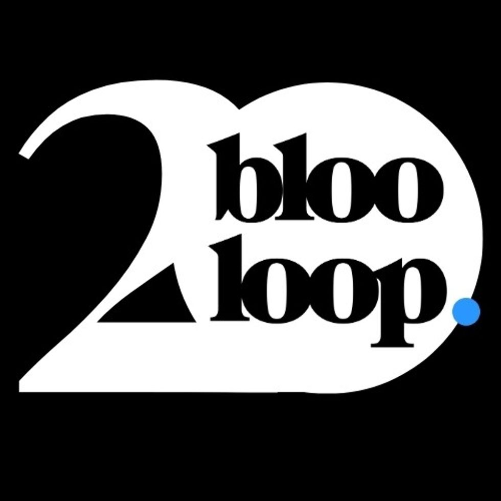 blooloop 20th anniversary logo square