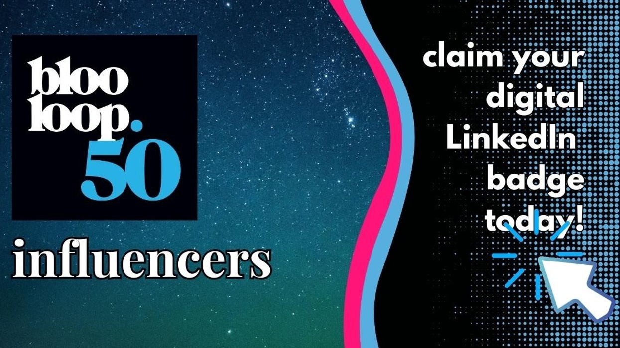 blooloop 50 influencer digital linkedin badge