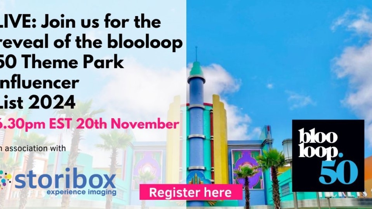 blooloop 50 Theme Park Influencer List 2024 reveal