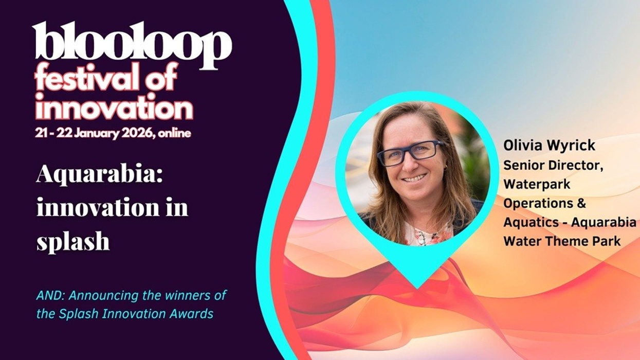 blooloop Festival of Innovation 2026, featuring Olivia Wyrick, Aquarabia Water Theme Park.