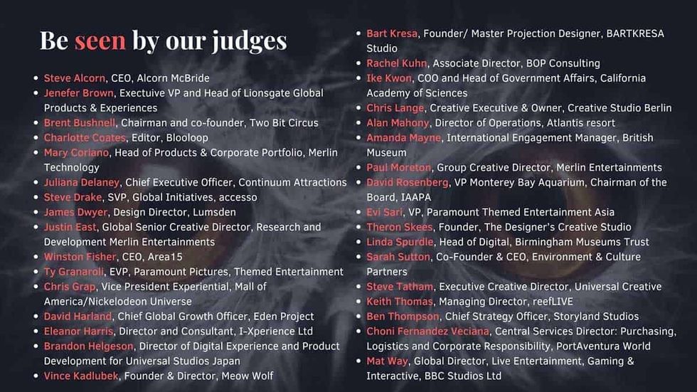 Blooloop Innovation Awards 2022 Judges