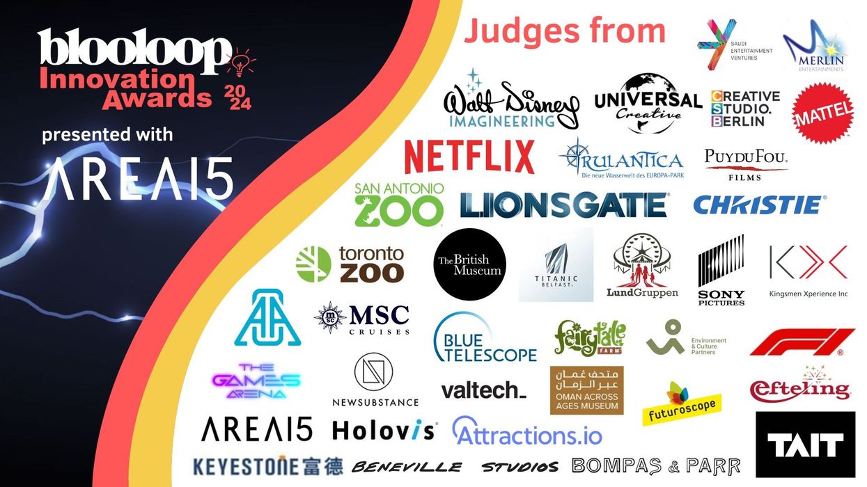 blooloop Innovation Awards 2024 judges logos