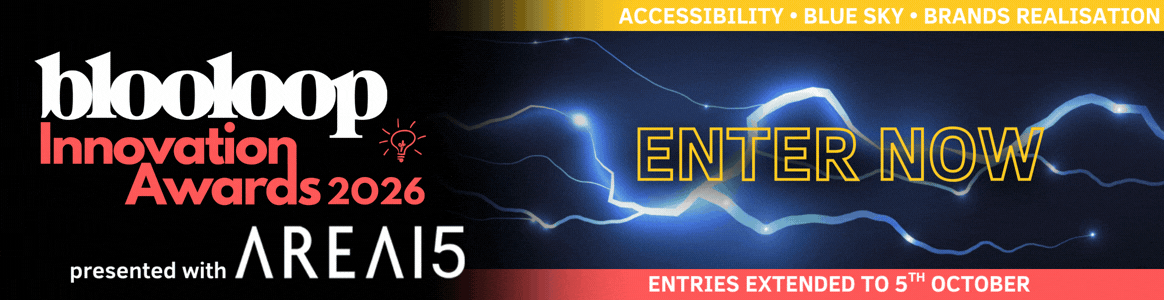 Blooloop Innovation Awards 2026, enter now, presented by Area15. Entries extended to 5th October.