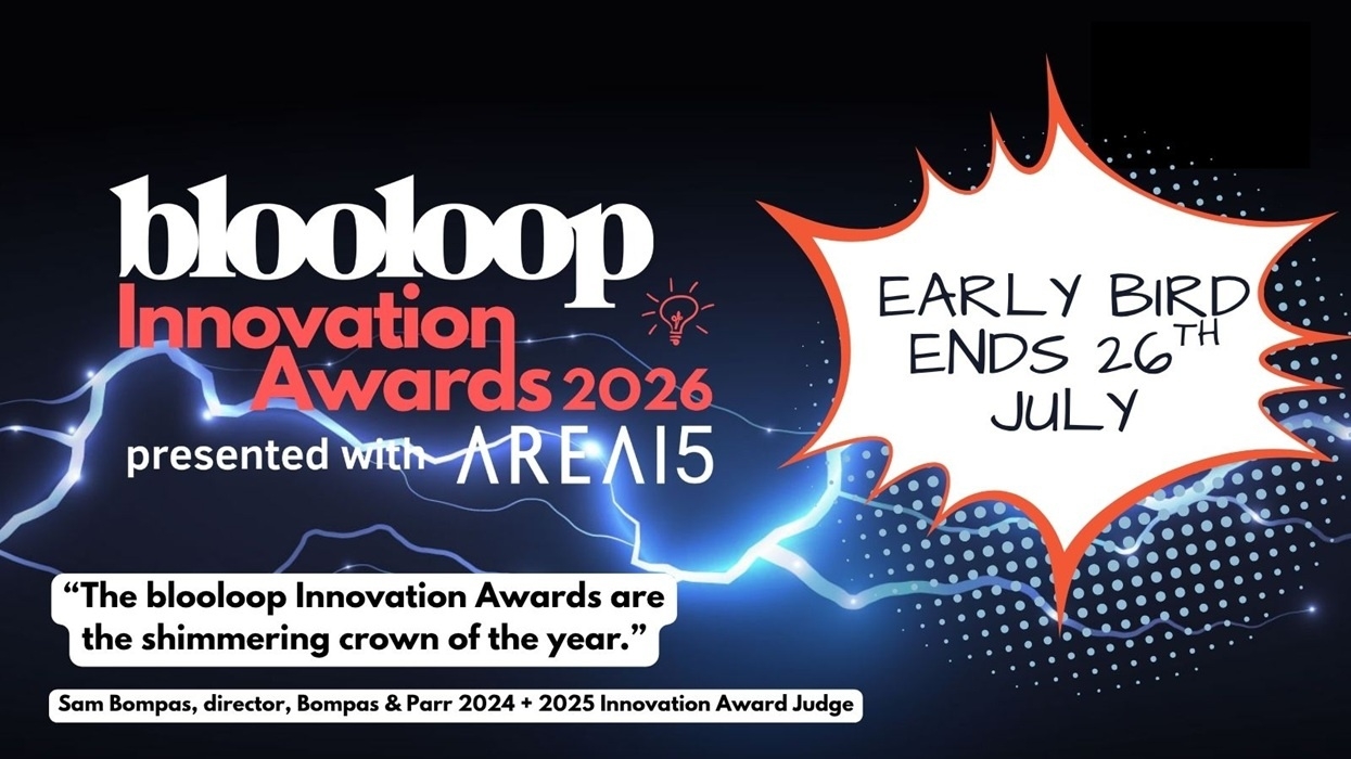 Blooloop Innovation Awards 2026 poster; early bird ends 26th July.