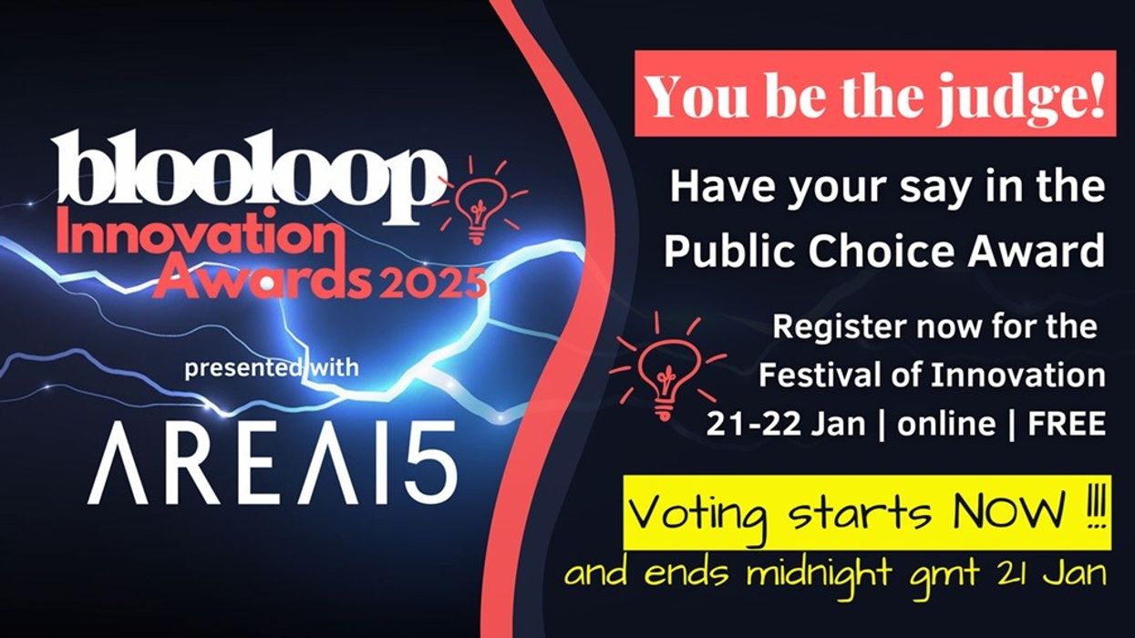 blooloop Innovation Awards - vote for the Public Choice Award online from now until 21 Jan.
