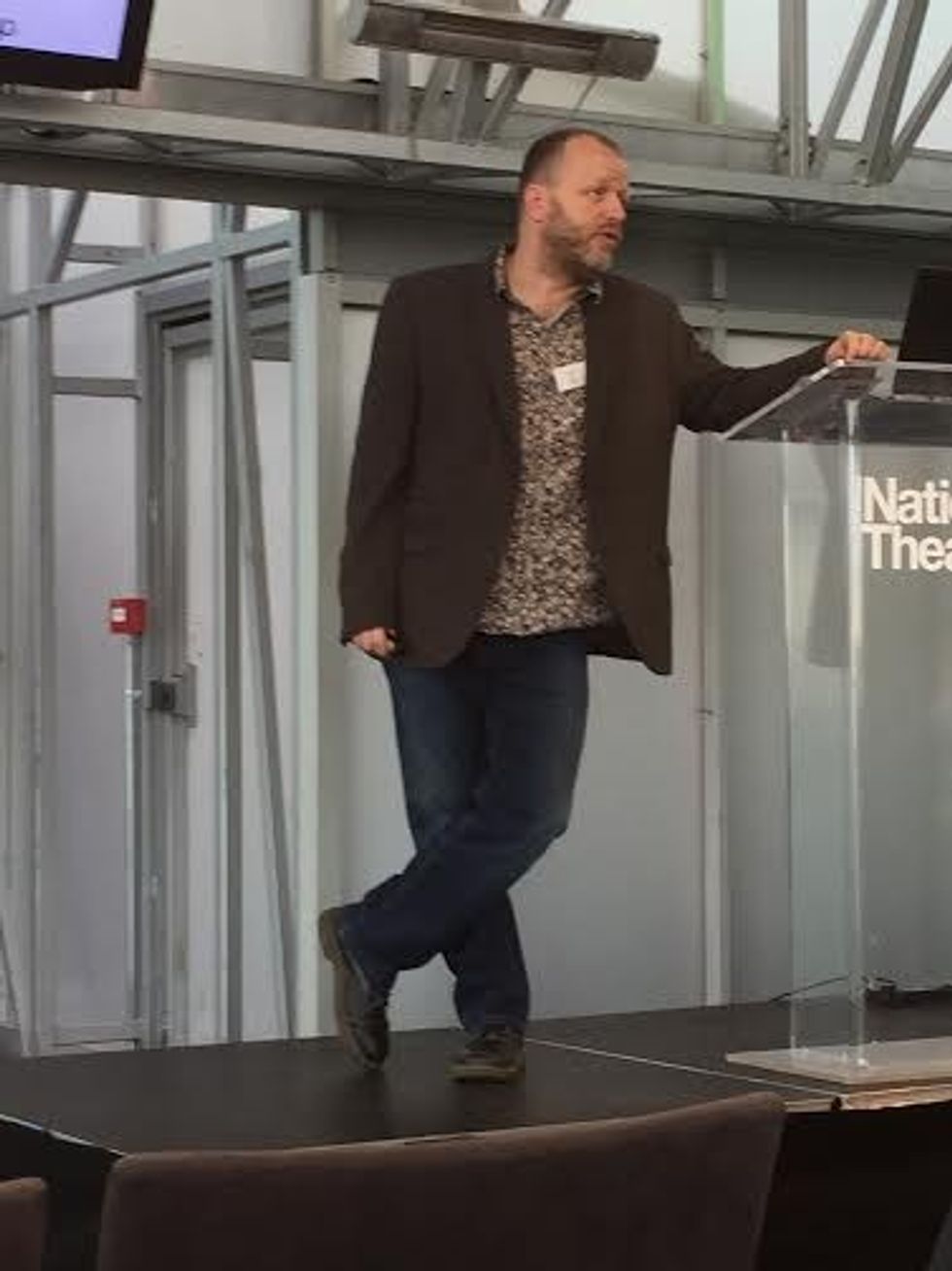 Blooloop Managing Director Charles Read speaking at ThinkTank16 by Green4Solutions