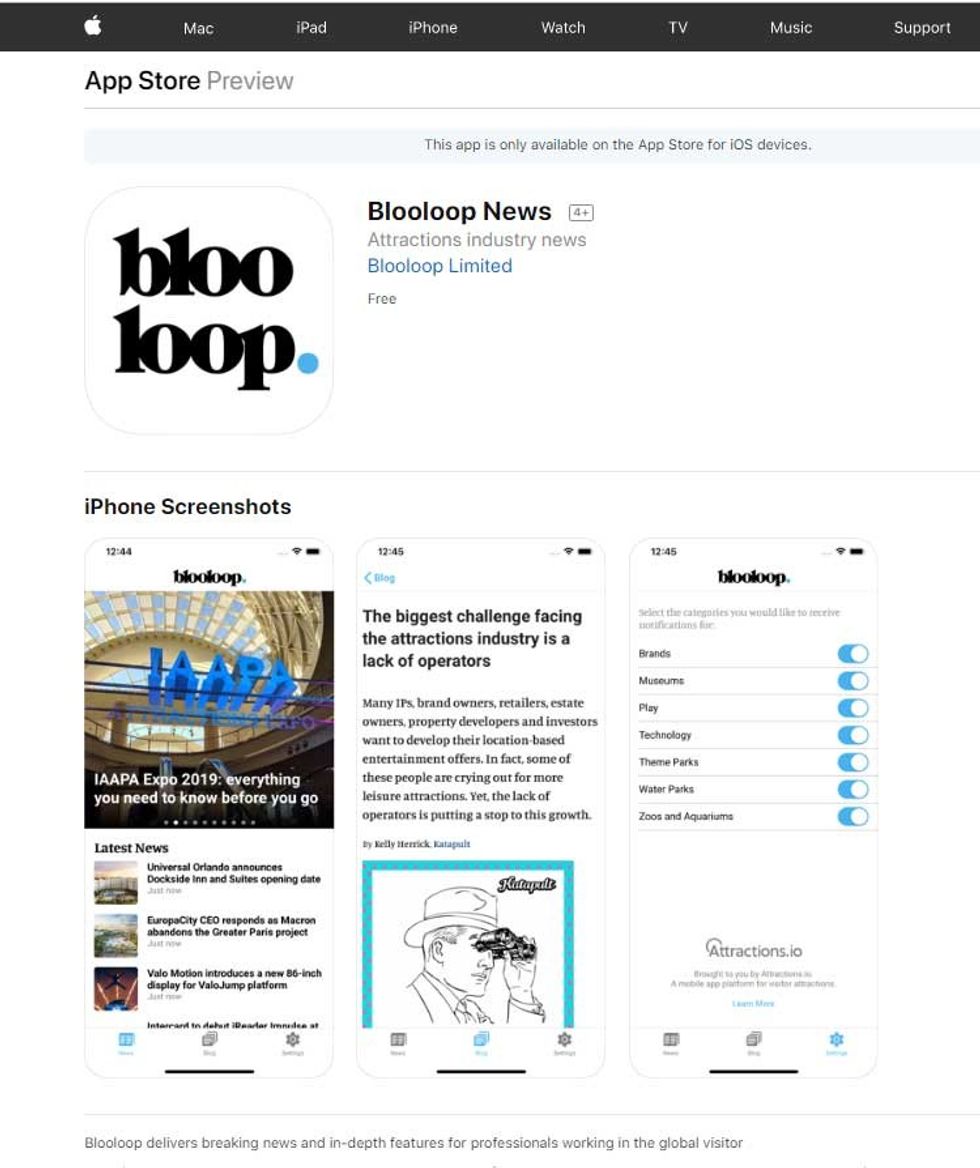 Blooloop News App