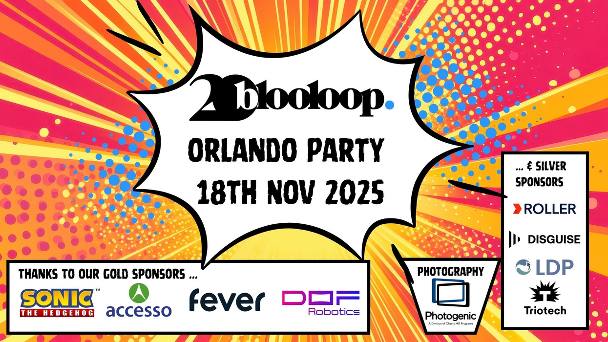 blooloop party 2025 graphic