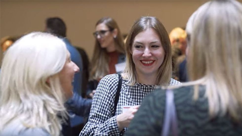 blooloopLIVE networking Pauline Quayle Danielle Tanton