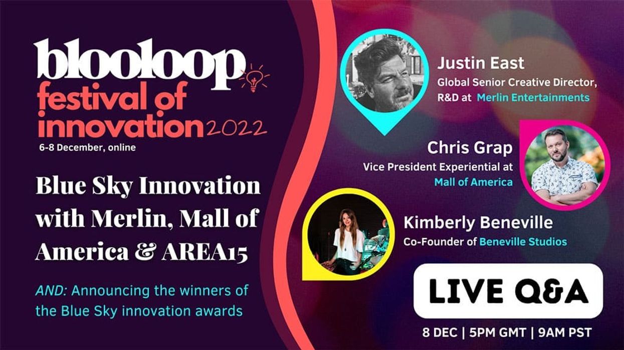 Blue Sky innovation with merlin, mall of america and area15 at the festival of innovation
