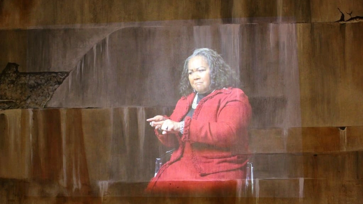 Blue Telescope exhibit Sloan History