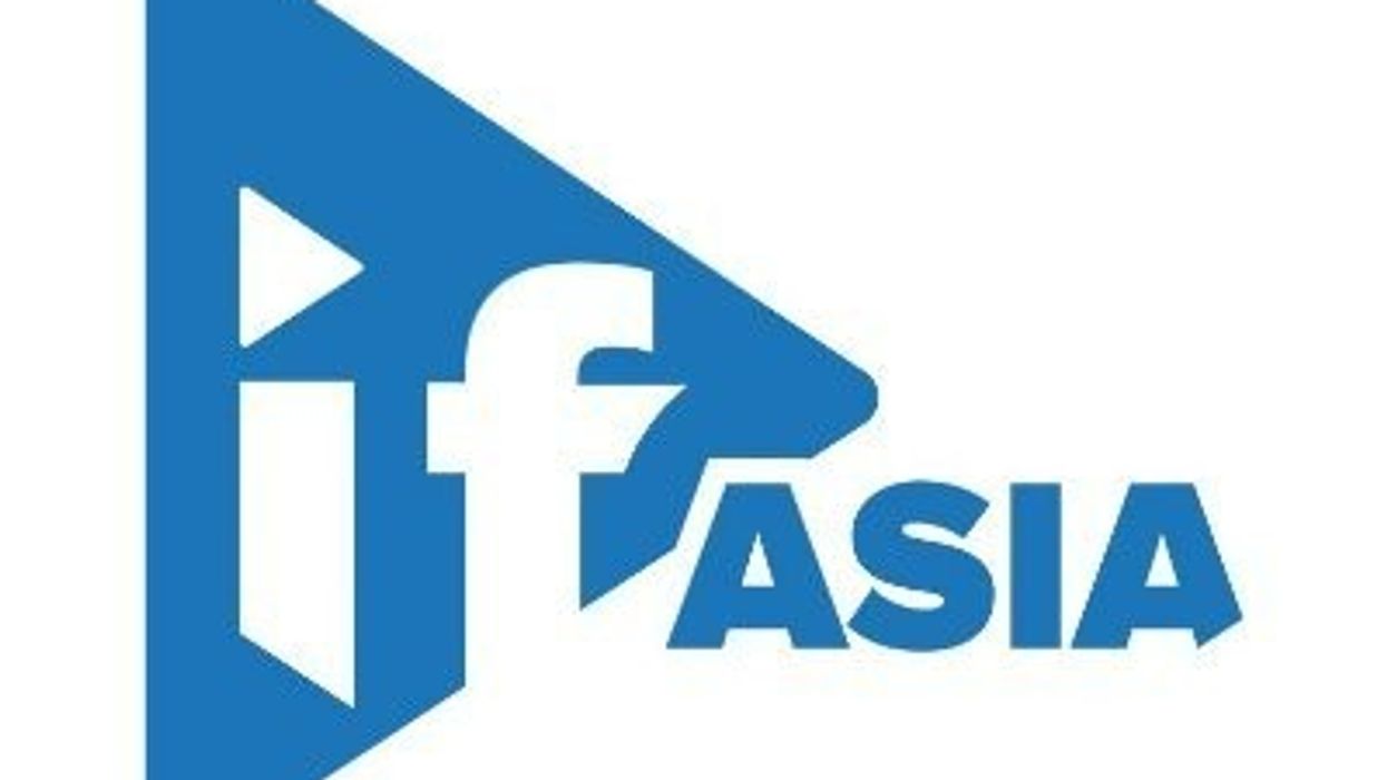 Blue triangular logo with "if ASIA" text inside.