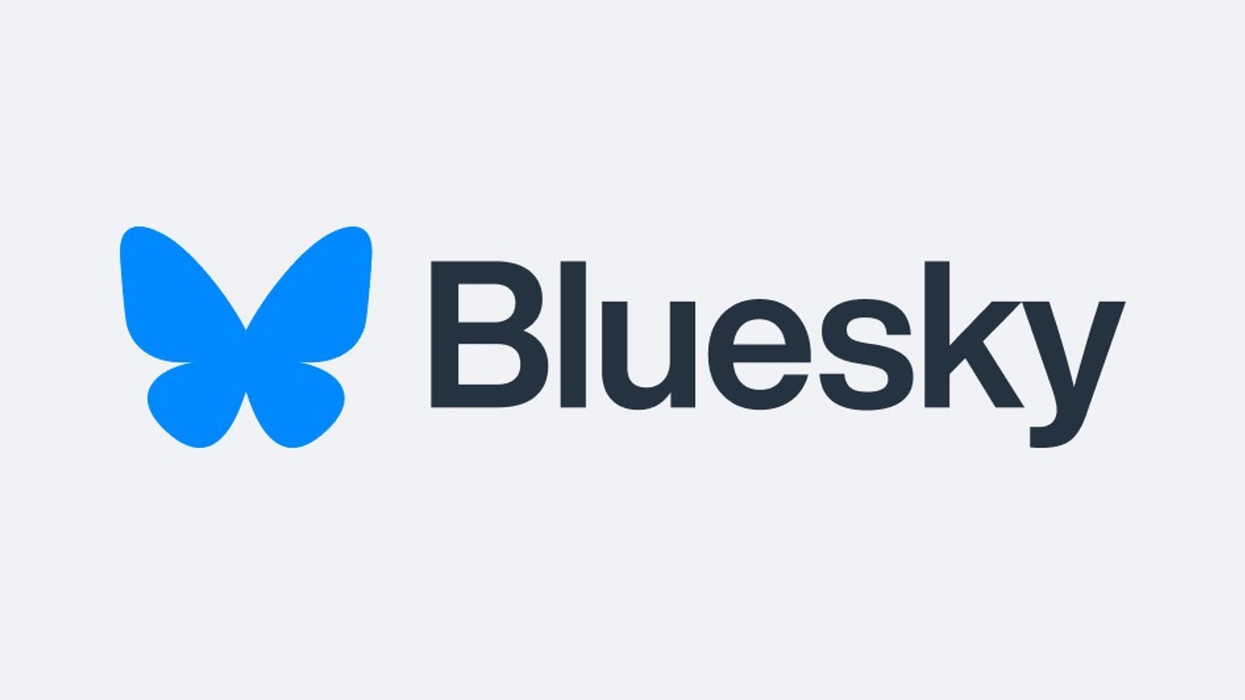 bluesky logo with blue butterfly