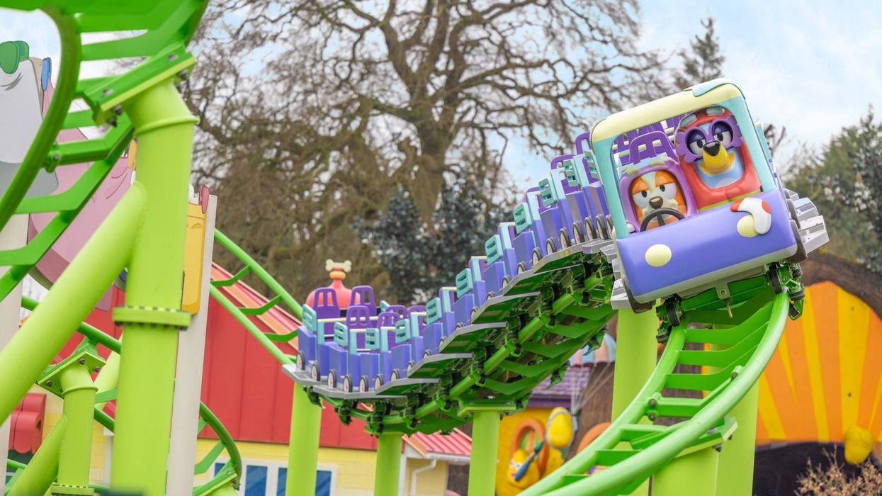 bluey grannies coaster alton towers