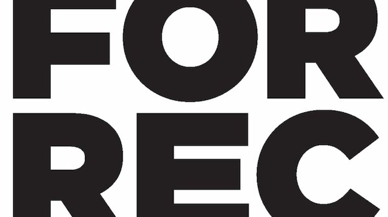 Bold black text "FOR REC" on a white background.