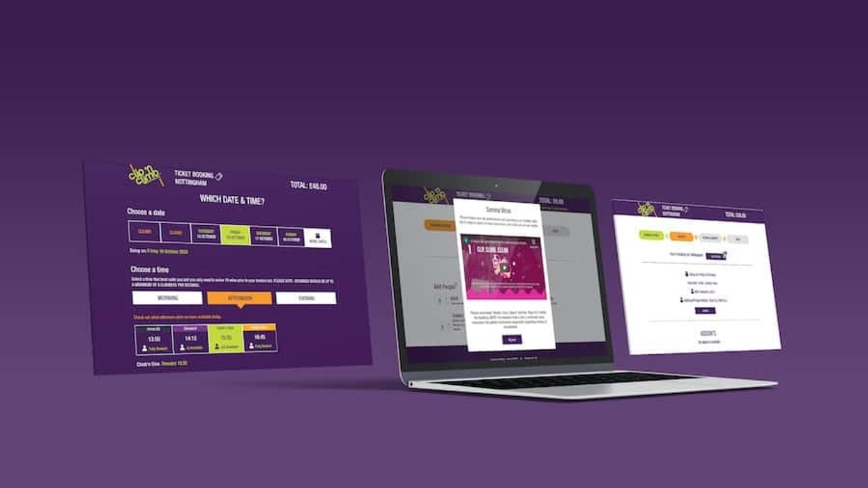 Booking system Clip n Climb