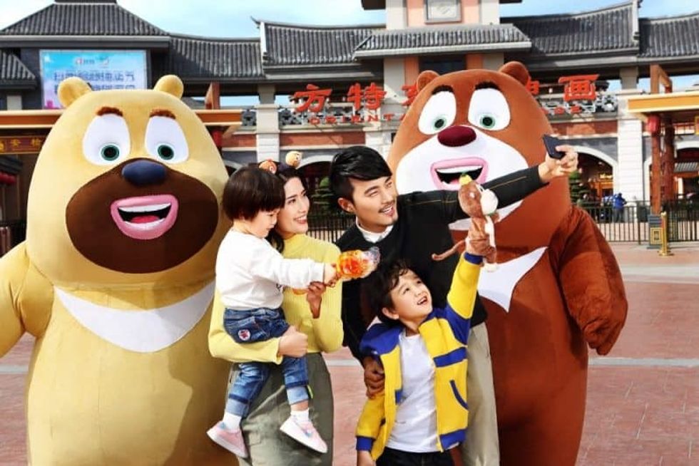 Boonie Bears meet and greets are available at Fantawild parks