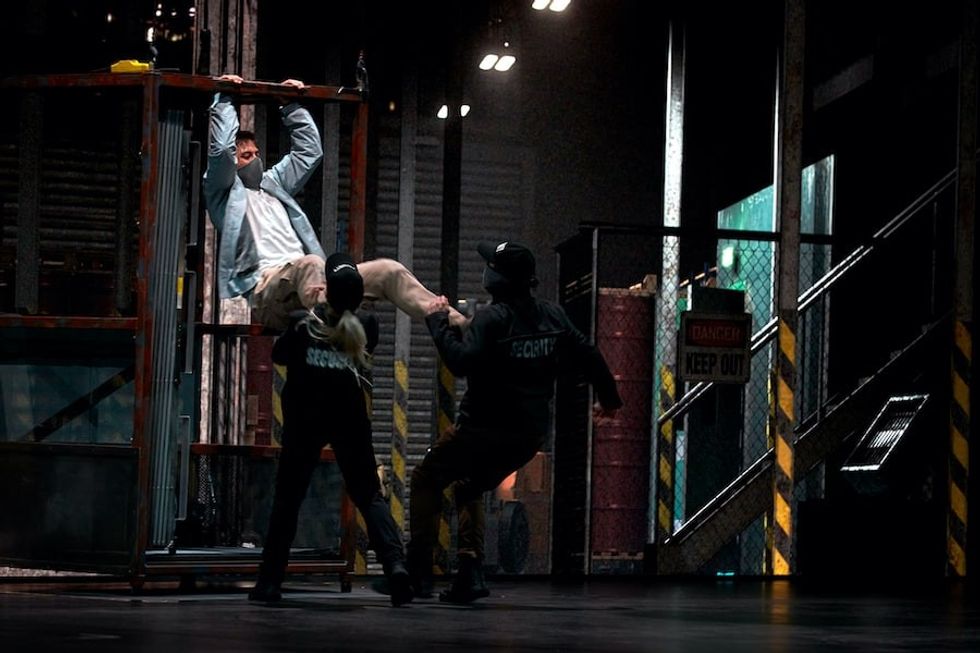 Bourne Stuntacular fight scene