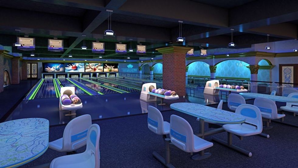 Bowling alley at amaazia theme prk and water park (1)