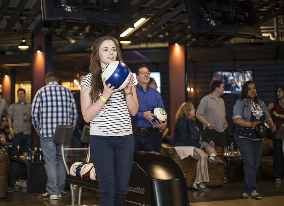 Bowling at WhirlyBall