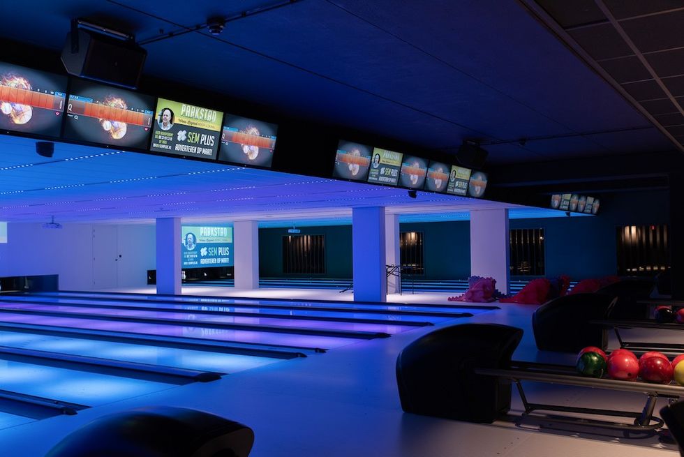 Bowling lanes lighting at Bowlo Kerkrade Highlite