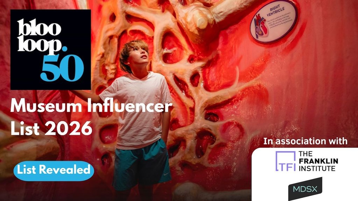 Boy explores heart exhibit; Blooloop 50 Museum Influencer List 2026 announced.