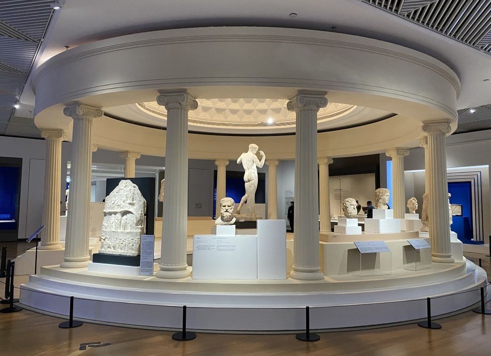 British Museum ‘Ancient Greeks athletes, warriors and heroes' at Suzhou Museum, China.