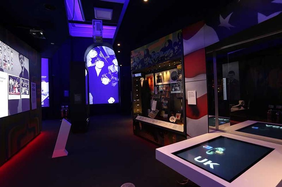 British Music Experience Digital Projection